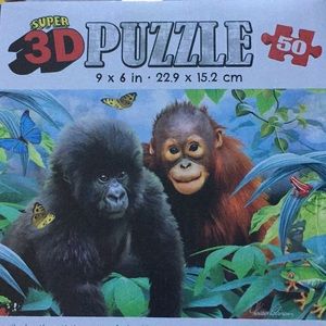 3D Puzzle Jungle Buddies 50 pieces